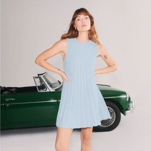 NWOT XS Reformation Ezra cotton knit dress